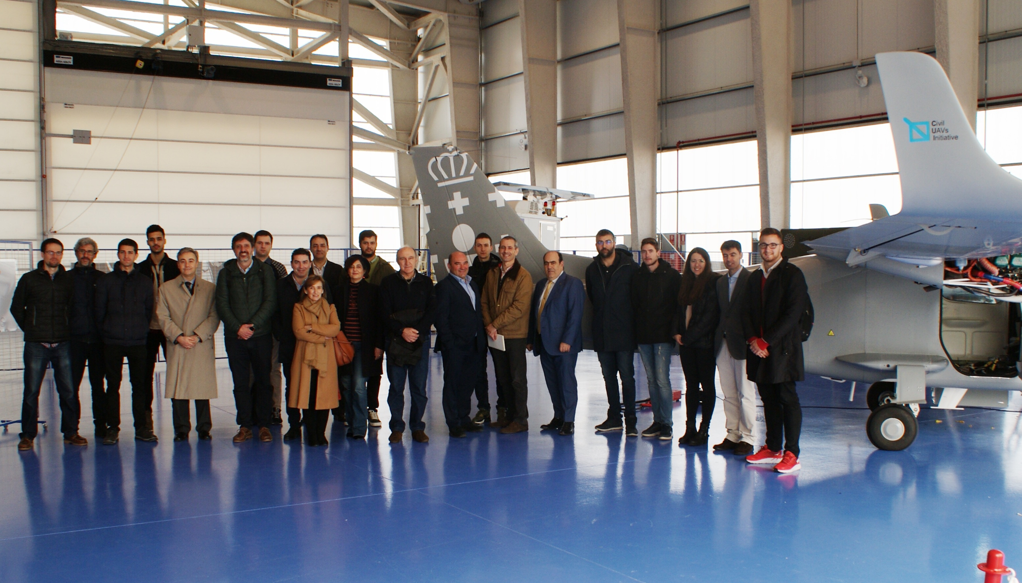 Primera visita de los proyectos de la segunda edición de BFAero a las instalaciones del CIAR